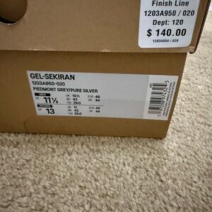 Asics Gel-Sekiran in Piedmont Grey and Pure Silver